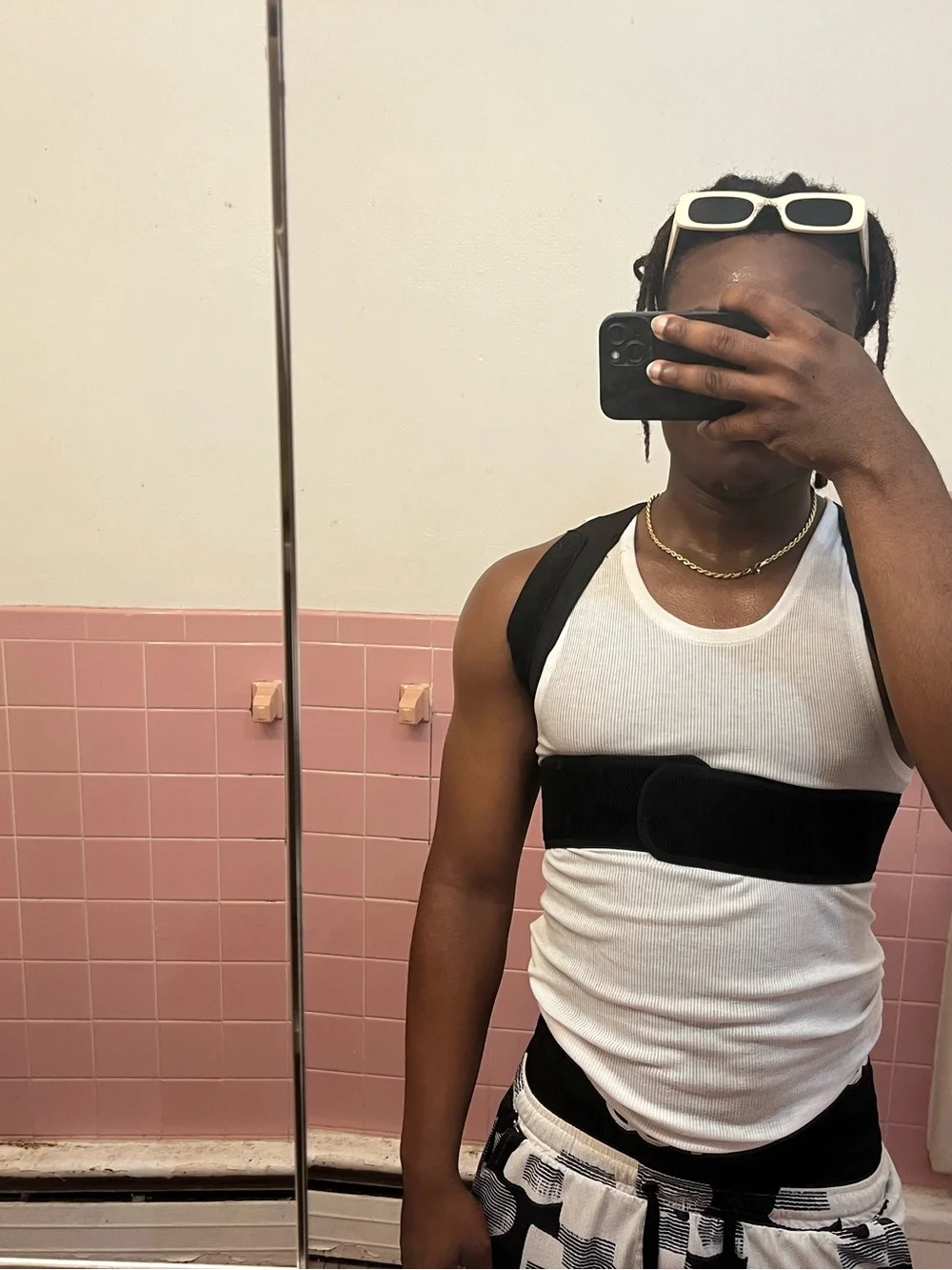 Posture Support Back Brace - Black